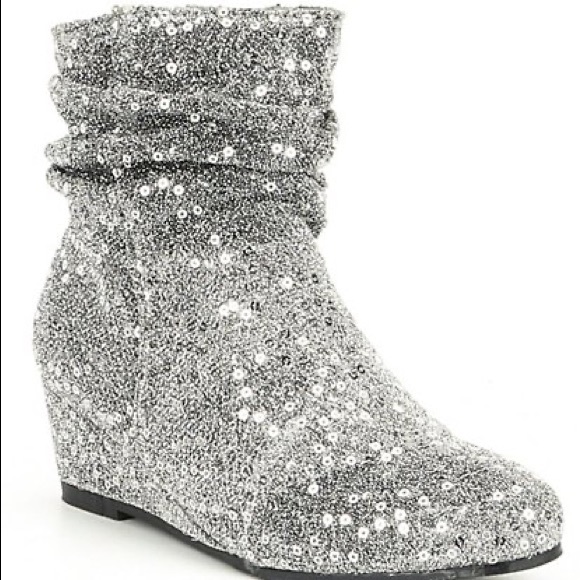 steve madden silver booties